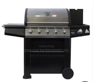 Alva 5-Burner Stainless Steel Gas BBQ With Side Burner