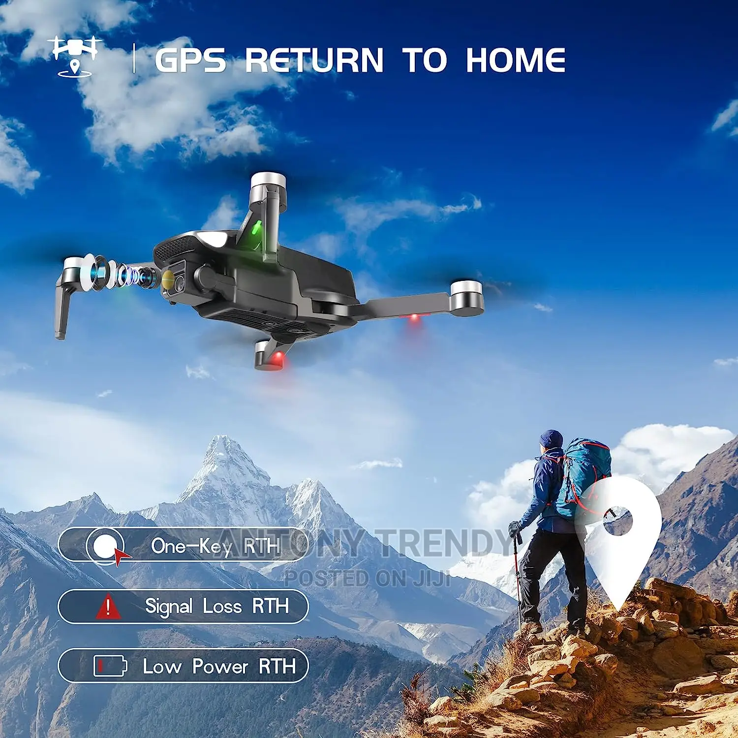 GPS Drone With Camera for Adults
