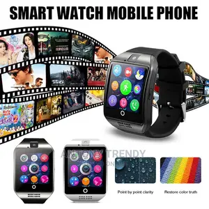 Q18 Curved Screen Smcard Camera Bluetooth Smartawatch