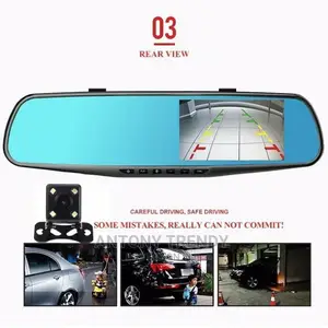 Rearview Mirror Dual Dash Cam for Cars