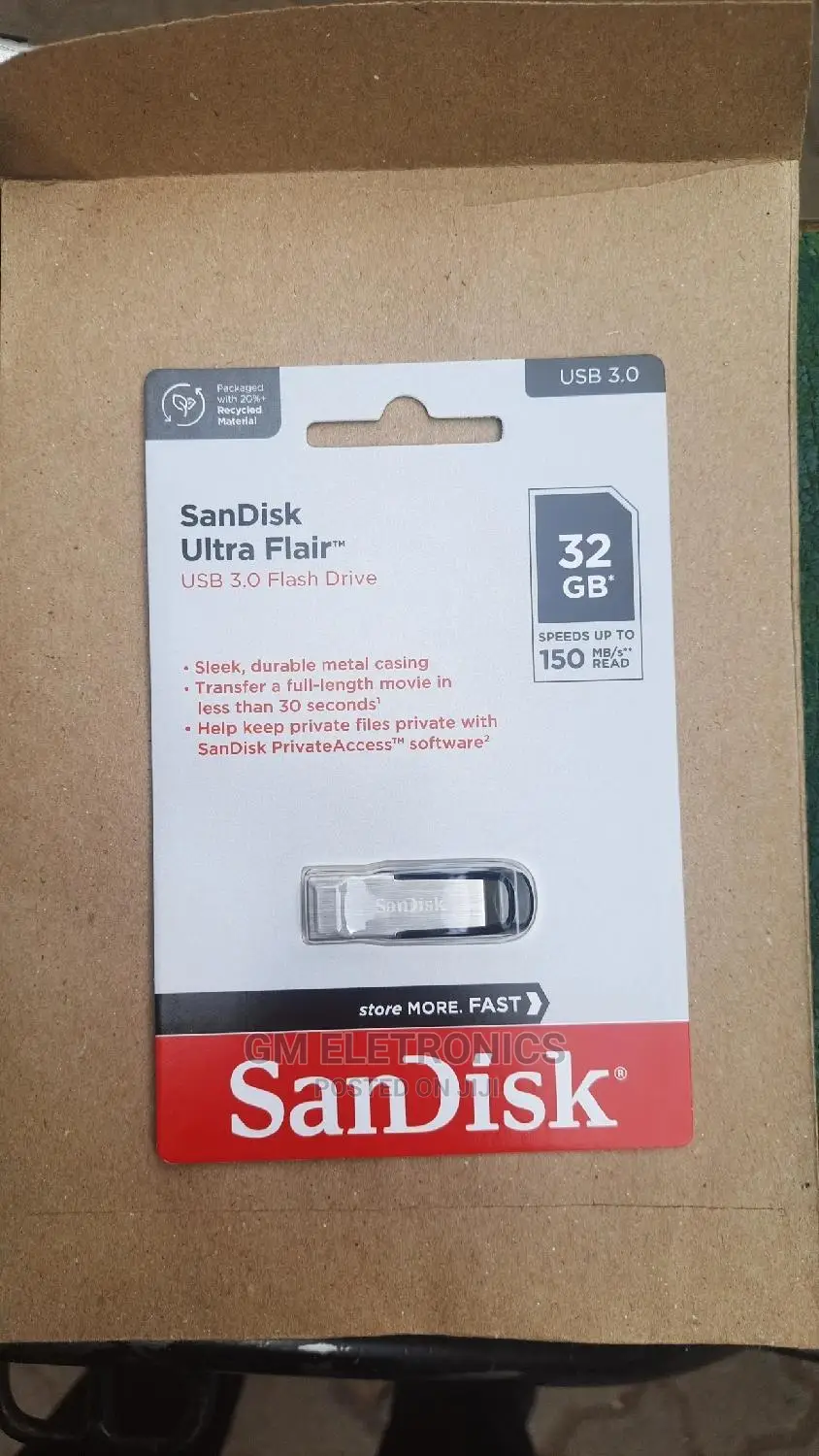 Original 32gb Usb 3.0 Flash Drive.( Metallic)