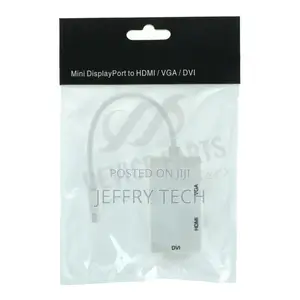 Mini Displayport to HDMI/VGA/DVI Adapter White