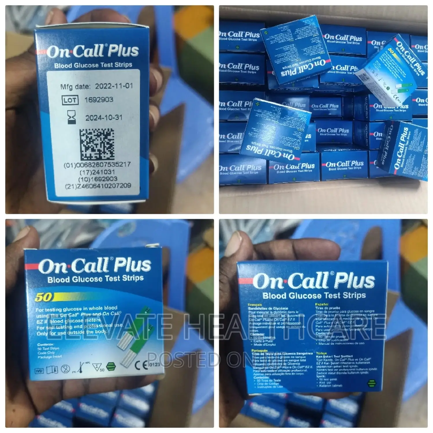 On Call Plus Strips Glucose Strips