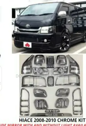 Chrome Kit Toyota Hiace 2005,2008 ,2010 2008-2010/ Old Model