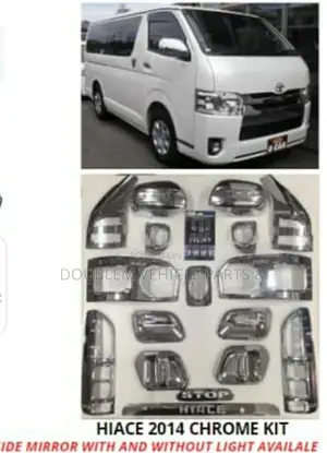 Chrome Kit Toyota Hiace 2014-2015 New Model/9l/Box
