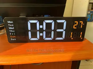 Digital Wall Clock Large Display, 16.2 Inch With Remote USB