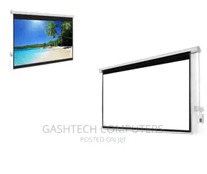 Auto Electric Projector Screen 200 X 200 Techcom