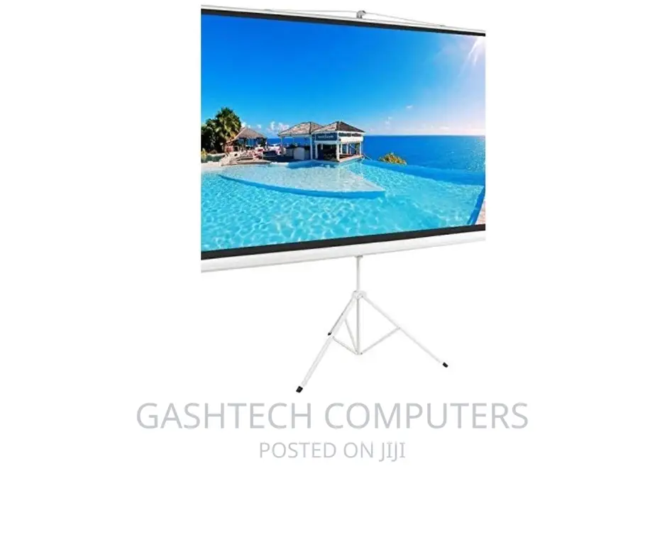 Techcom Tripod Projector Screen 145 X 145