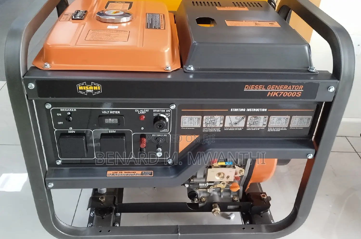 Generator 6.8kva Diesel
