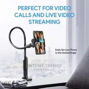 Cell Phone Clip on Stand Holder - With Grip