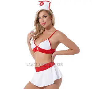 Night Nurse Lingerie Set Of 2 + Stockings