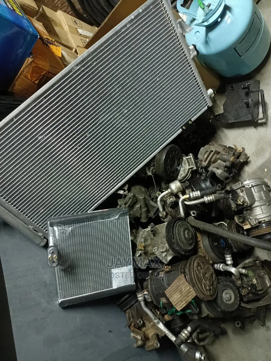 A.C Compressor, Condenser,Evaporator
