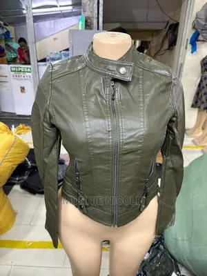 Jungle Green Leather Jacket