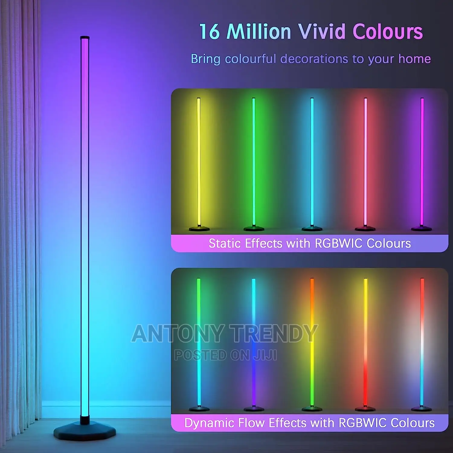 Modern Standing Mood Light With Remote App Control