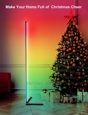 Led Corner Lamp With Music Sync, RGB Floor Lamp