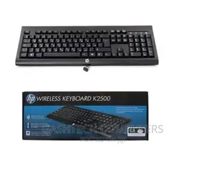 HP Wireless Keyboard (English Arabic) Black
