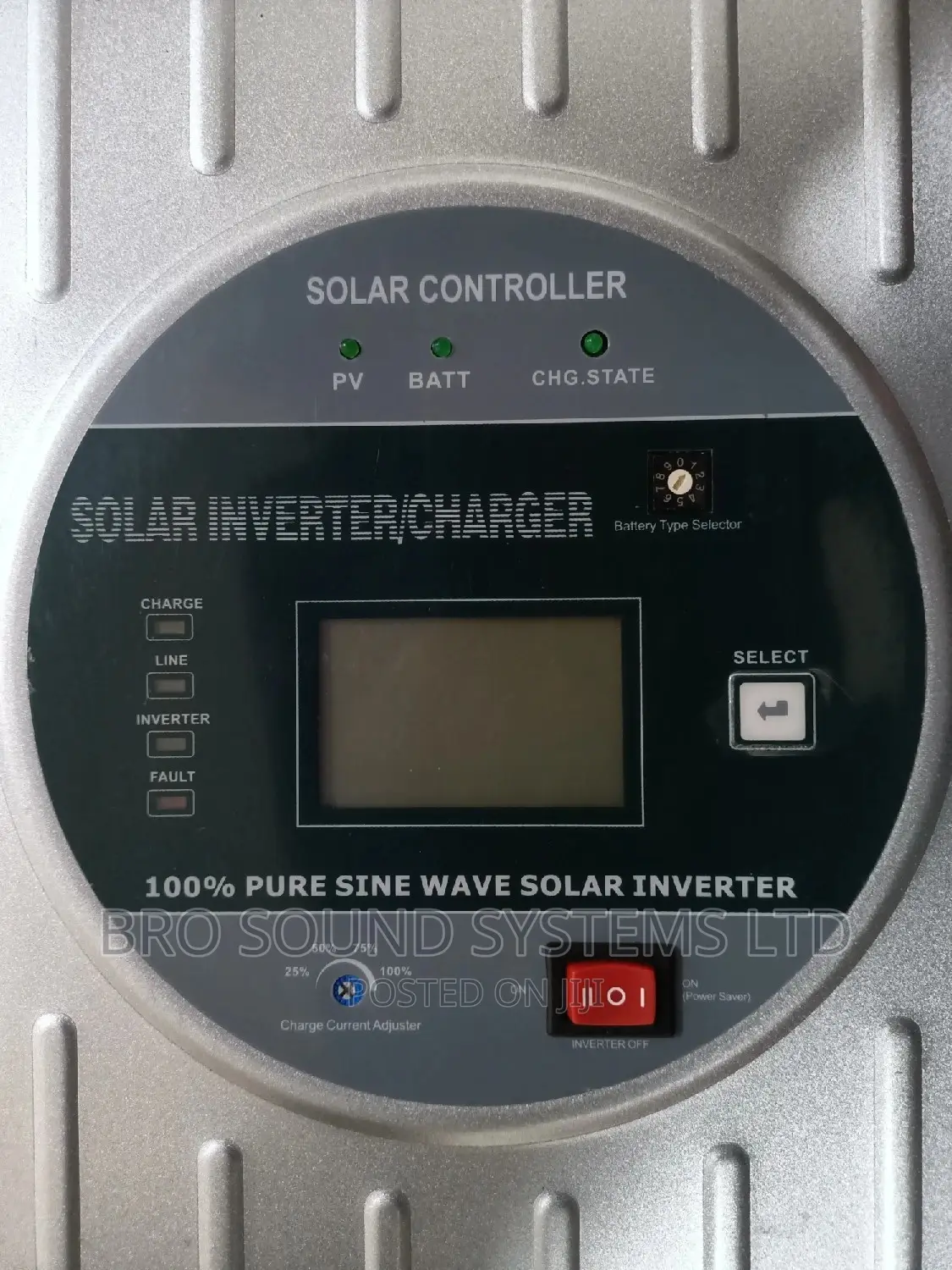 Pure Sine Wave Inverter With Solar Charge Control