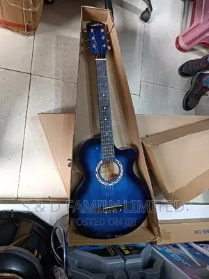 Blue Size 38 Acoustic Guitar