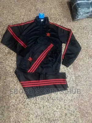 White Adida Truck Suit