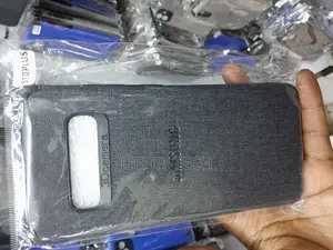 Canvas Samsung Galaxy S10 Plus Wallet Case - Grey