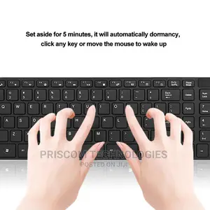 Wireless Keyboards and Mouse - Combo With Numeric 2.4GHZ