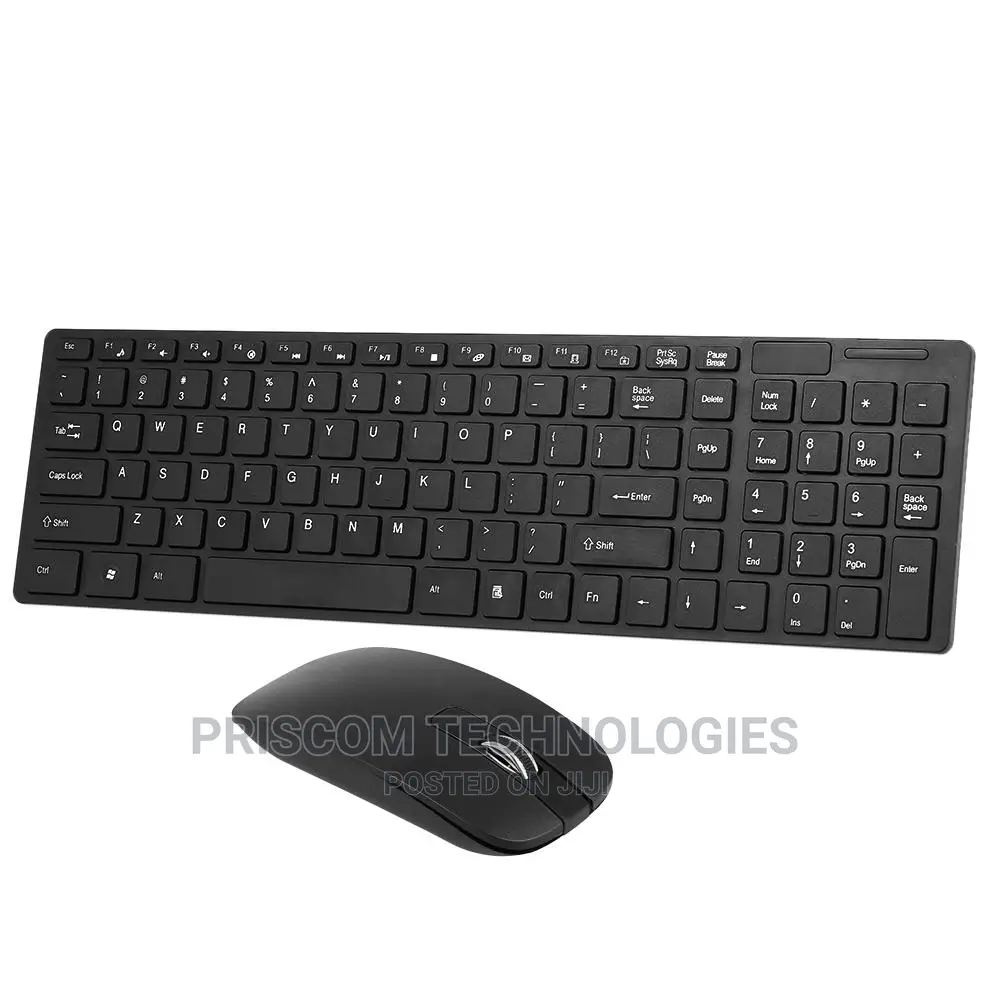 Wireless Keyboards and Mouse - Combo With Numeric 2.4GHZ