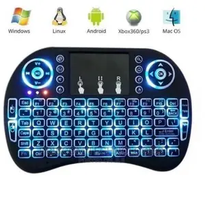 Backlit Mini Keyboard Touchpad Mouse, Mini Wireless Keyboard