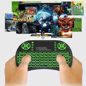 Backlit Mini Keyboard Touchpad Mouse, Mini Wireless Keyboard