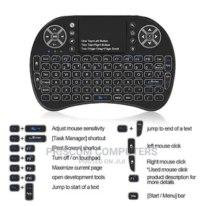 Smart TV Wireless Keyboard, Mini Wireless Keyboard Backlight