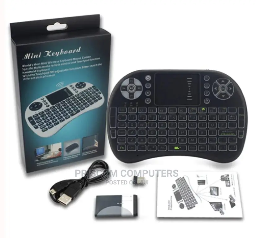 Smart TV Wireless Keyboard, Mini Wireless Keyboard Backlight