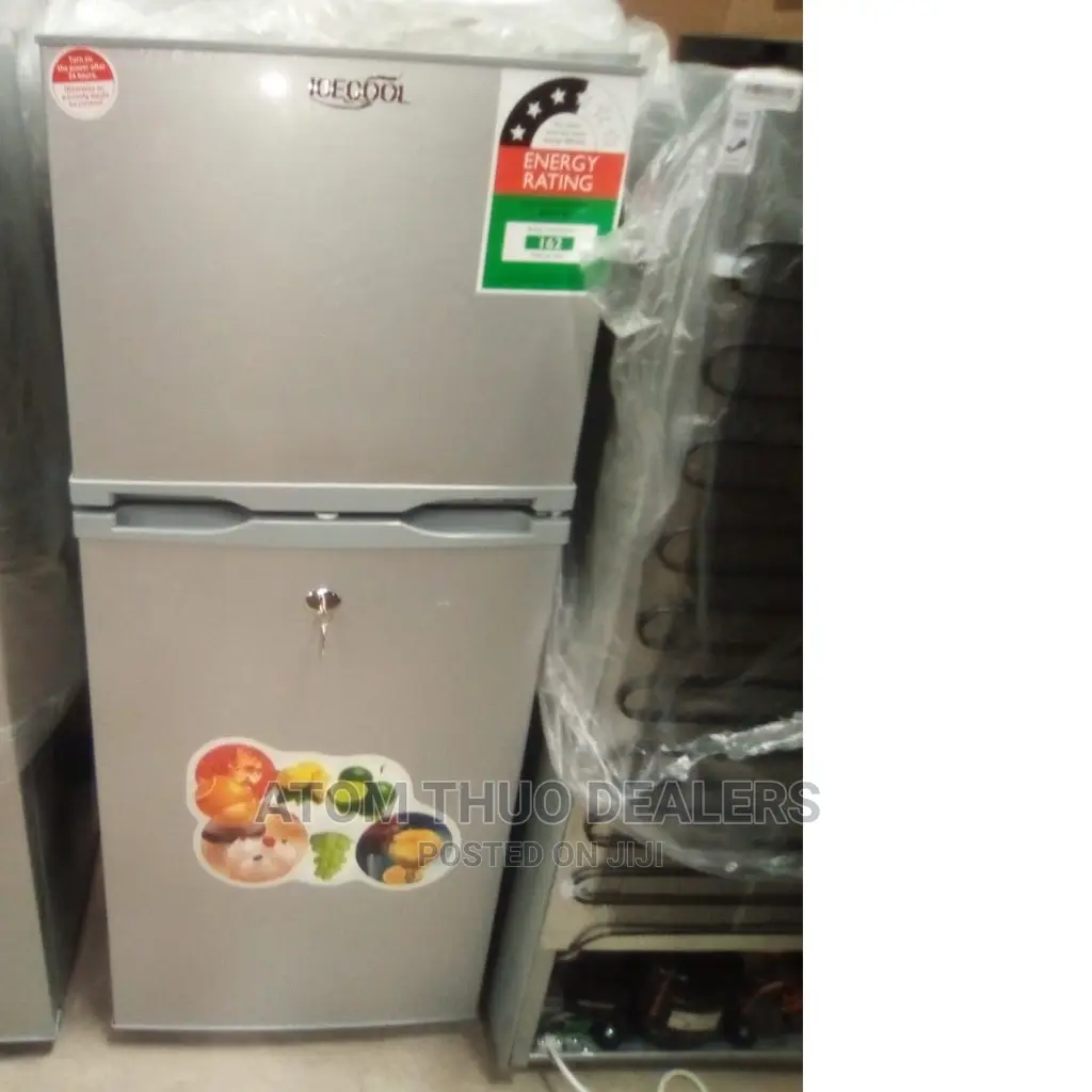 118 L Double Door Fridge Icecool