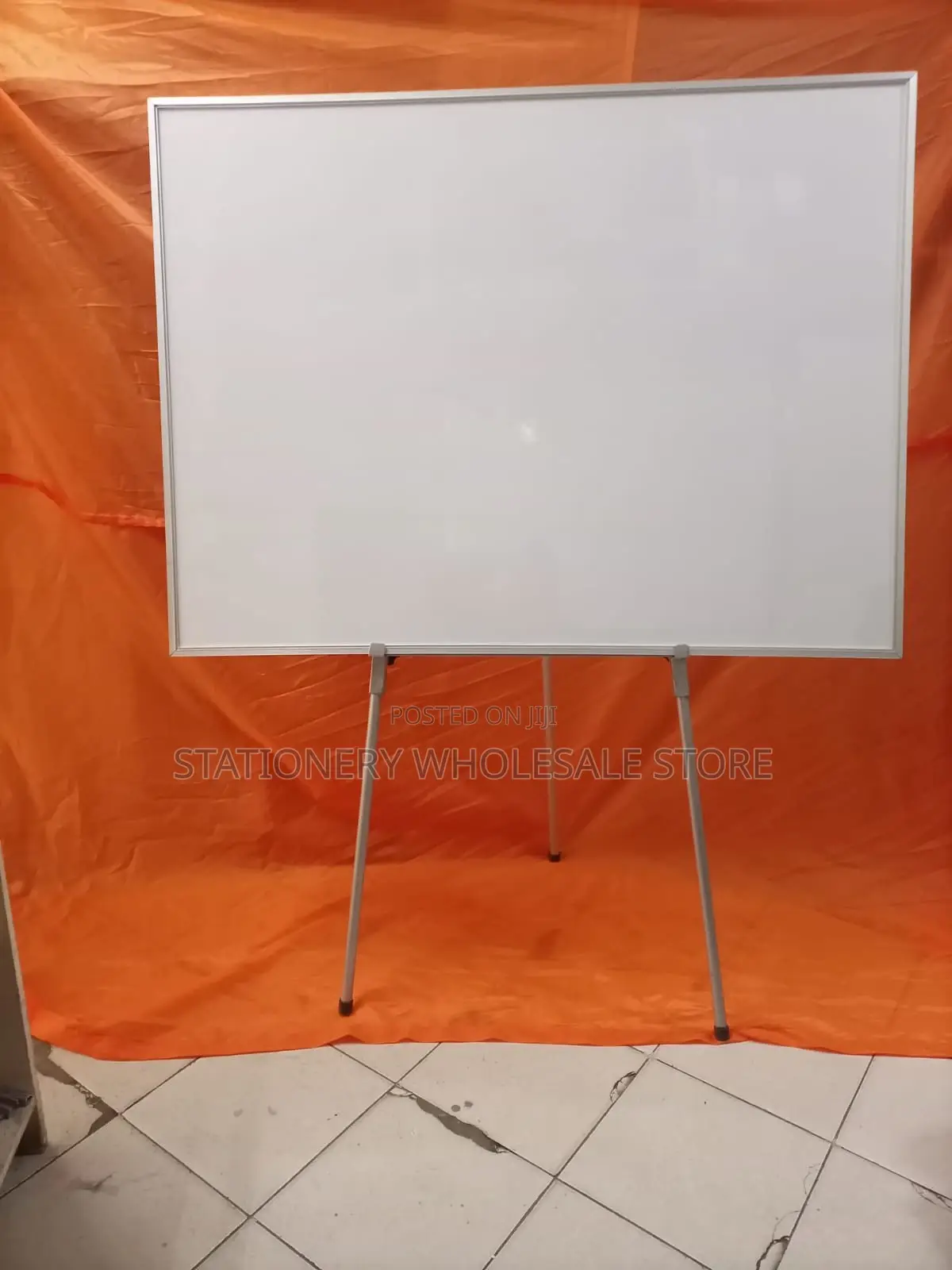 White Board 4ftx4ft With Tripod Whiteboard Stand