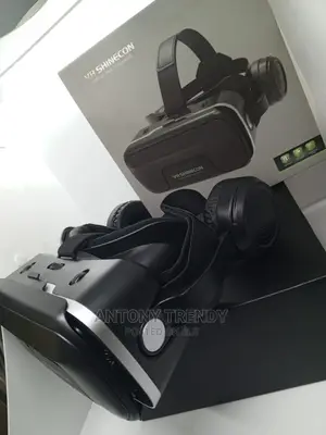 3d Vr Glasses Headset Helmets Optional Controller Black