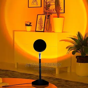 Table Lamps Bell Sunset Lamp With Remote, for Home