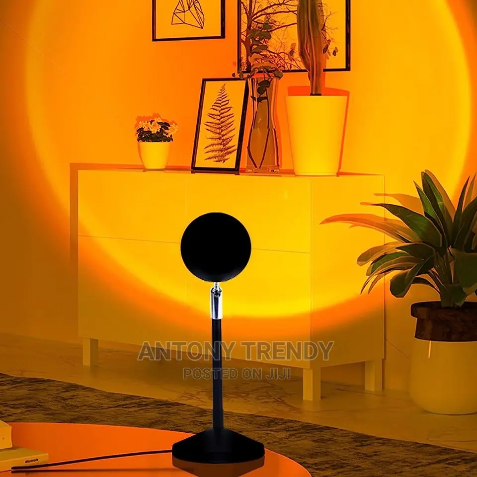 Table Lamps Bell Sunset Lamp With Remote, for Home