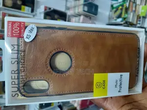 iPhone XS Max Leather Case - Saddle Brown