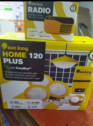 Sun King Home Plus 120 Plus 3in1 Solar Lighting System Home
