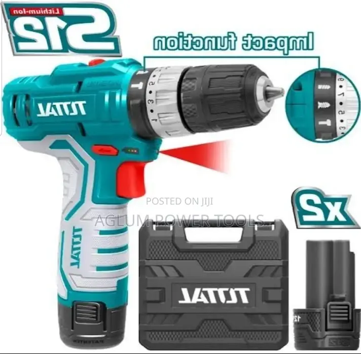 Total Lithium Ion Cordless Drill S12