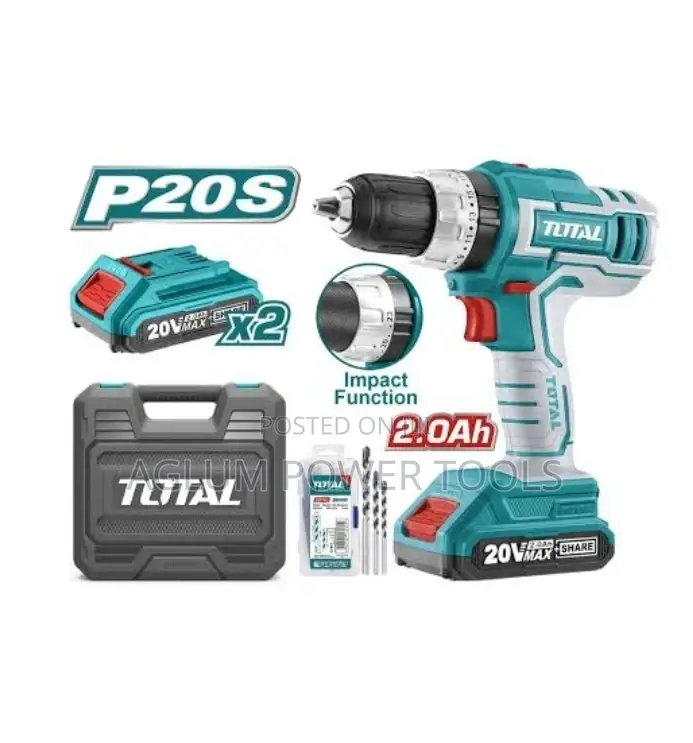 Total Lithium Ion Cordless Drill P20S