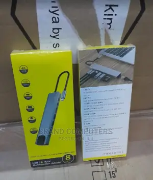 8-in-1 USB C Hub Type-C Docking Station