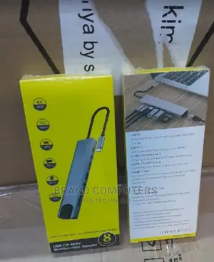 Type-C to HDMI 8 in 1 Macbook Adapter