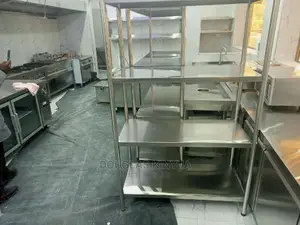Round Tube Stainless Steel Kitchen Rack (Kitchen Rack).