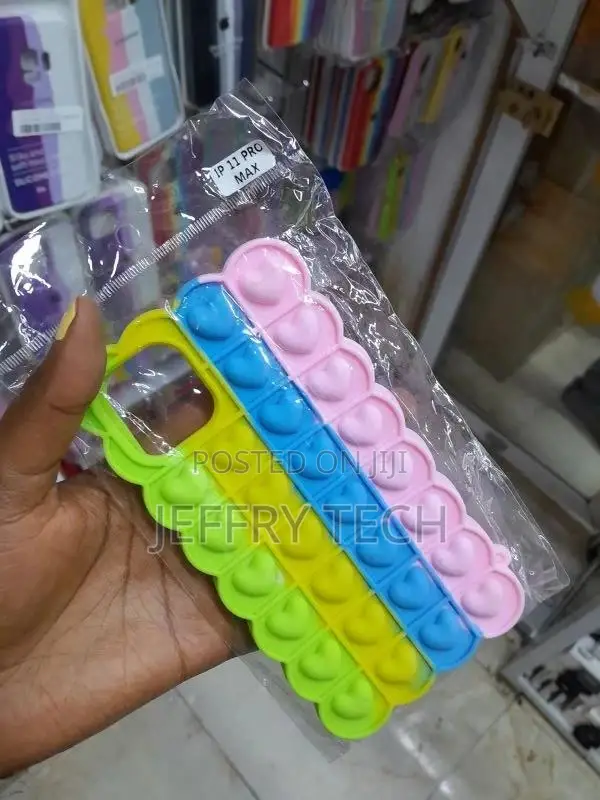Push Pop Phone Case for iPhone 11 Pro Max,Push Pop Bubble Fi