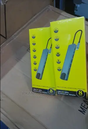 8 in 1 USB-C Adapter Type-C Hub for Mac Book