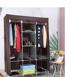 Metallic Wardrobe With 3 Columns
