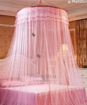 Big White Round Mosquito Net For Single Bed-free SIZE