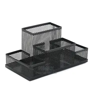 Pen Holder Metal Wire Mesh Pencil Container