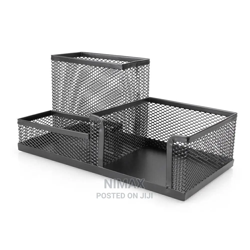 Pen Holder Metal Wire Mesh Pencil Container