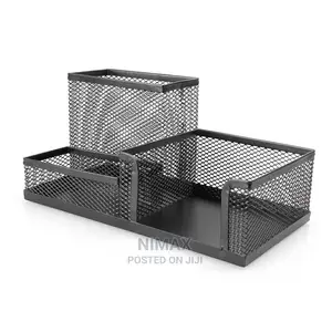 Pen Holder Metal Wire Mesh Pencil Container