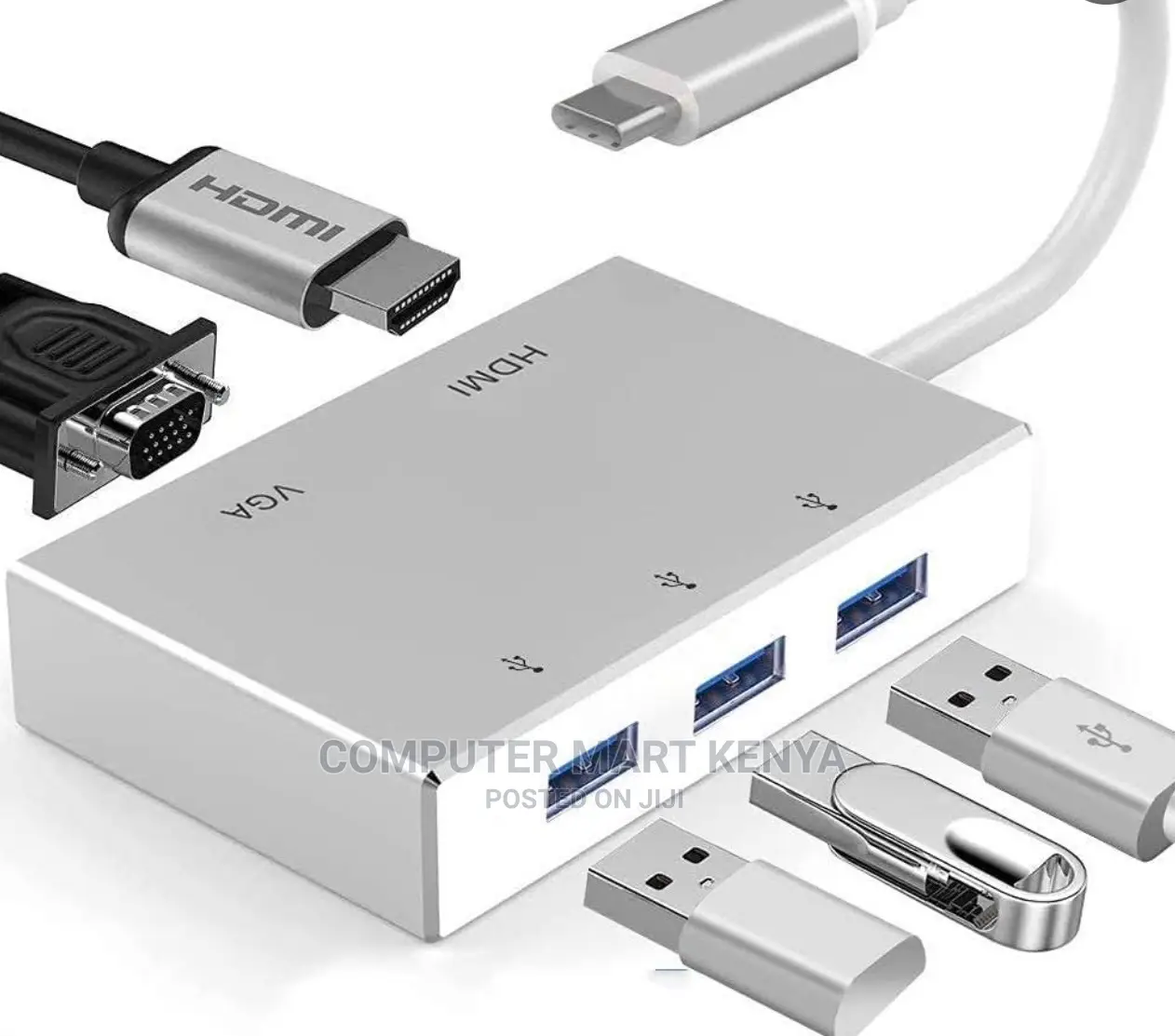 USB C to VGA Power Adapter